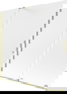 Mexen Velar Badewannenwand 2-flügelig verschiebbar 170 x 150 cm, matt, gold gebürstet - 896-170-000-31-55