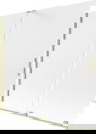 Mexen Velar paroi de baignoire coulissante à 2 battants 170 x 150 cm, givrée, dorée brossée - 896-170-000-31-55