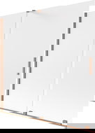 Mexen Velar kylpyhuoneen suihkuseinä 2-ovinen liukuva 170 x 150 cm, huurre, harjattu kupari - 896-170-000-31-65