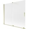 Mexen Velar klizno staklo za tuš 2-krilno klizno 180 x 150 cm, mrazni, zlatni - 896-180-000-31-50