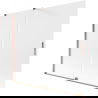 Mexen Velar Duschwand 2-flügelig verschiebbar 180 x 150 cm, matt, Roségold - 896-180-000-31-60