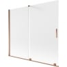 Mexen Velar paroi de douche 2 volets coulissants 180 x 150 cm, givré, or rose - 896-180-000-31-60