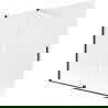 Mexen Velar Badewannen-Paravent 2-flügelig, Schiebe 180 x 150 cm, matt, schwarz - 896-180-000-31-70