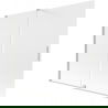 Mexen Velar Duschabtrennung 2-flügelig schiebbar 180 x 150 cm, matt, gebürstetes Nickel - 896-180-000-31-97
