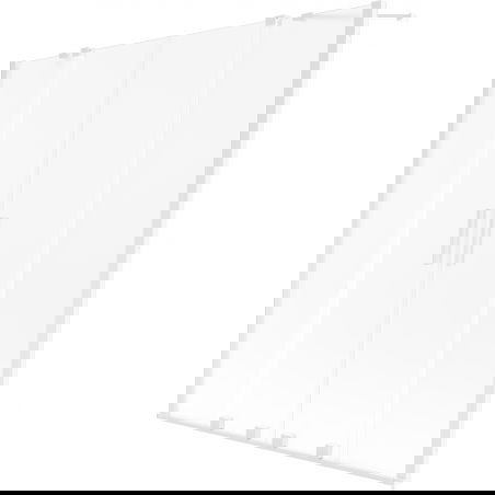 Mexen Velar Duo badwand tweevleugelig schuifbaar 150 x 150 cm, ijsbloem, wit - 896-150-000-32-20