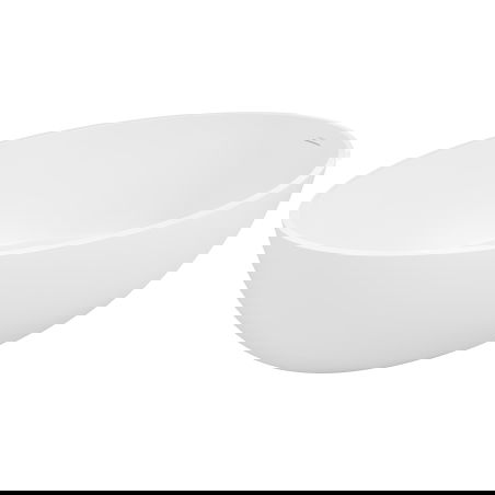 Mexen Prato fristående badkar av konglomerat 170 x 100 cm, vit matt - 57251701000