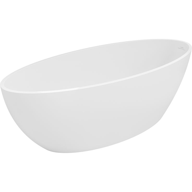 Mexen Prato brīvi stāvoša vanna no konglomerāta 170 x 70 cm, balts mats - 57251707000