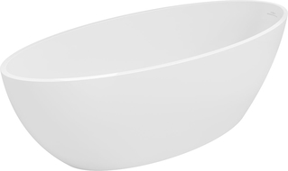 Mexen Prato freistehende Wanne aus Konglomerat 170 x 70 cm, weiße Matt - 57251707000