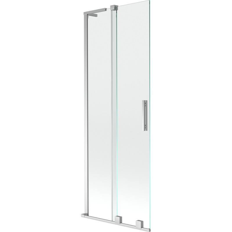 Mexen Velar L vanniparavann 2-liigendiga libistatav 70 x 150 cm, läbipaistev, kroom - 896-070-003-01-01