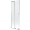 Mexen Velar L parawan nawannowy 2-skrzydłowy rozsuwany 70 x 150 cm, transparent, chrom - 896-070-003-01-01