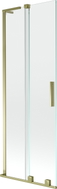 Mexen Velar L pomični zaslon za tuširanje, 2-krilni 70 x 150 cm, prozirni, zlatni - 896-070-003-01-50