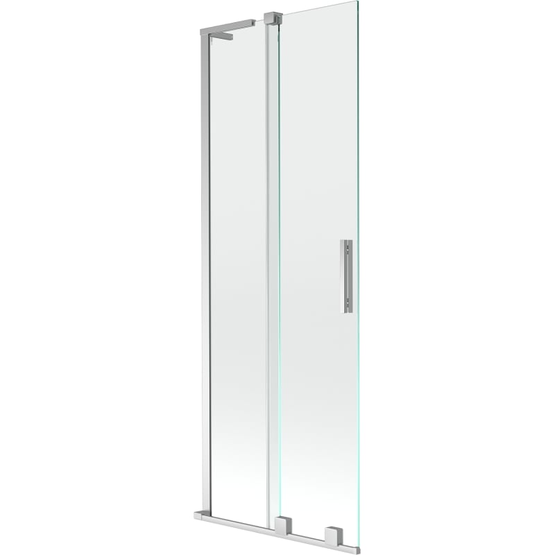 Mexen Velar L klizni paravan za kadu s 2 krila 75 x 150 cm, prozirno, krom - 896-075-003-01-01