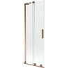 Mexen Velar L kaheseinaline vanni ekraan, 2-osaline lükanduks, 75 x 150 cm, läbipaistev, roosa kuld - 896-075-003-01-60