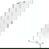 Mexen Velar L badwand 2-delig schuifbaar 80 x 150 cm, transparant, chroom - 896-080-003-01-01