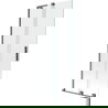 Mexen Velar L badwand scherm 2-delig schuifbaar 80 x 150 cm, transparant, geborsteld geweergrijs - 896-080-003-01-66