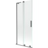 Mexen Velar L 2-osaline vanniekraan, libistatav, 80 x 150 cm, läbipaistev, gun metal - 896-080-003-01-95