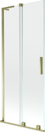 Mexen Velar L 2-panel sliding bath screen 85 x 150 cm, transparent, gold - 896-085-003-01-50