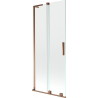 Mexen Velar L vannitoasein 2-leheline lükanduks 85 x 150 cm, läbipaistev, roosa kuld - 896-085-003-01-60