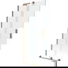 Mexen Velar L Badewannen-Wand 2-flügelig Schiebbar 85 x 150 cm, transparent, gebürstetes Kupfer - 896-085-003-01-65