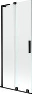 Mexen Velar L parawan nawannowy 2-skrzydłowy rozsuwany 85 x 150 cm, transparent, czarny - 896-085-003-01-70