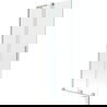 Mexen Velar L Badewannenfaltwand 2-flügelig schiebbar 85 x 150 cm, transparent, gebürstetes Nickel - 896-085-003-01-97