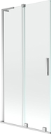 Mexen Velar L Badewannenabtrennung 2-flügelig verschiebbar 90 x 150 cm, transparent, Chrom - 896-090-003-01-01