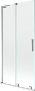 Mexen Velar L vannitoa kaheukseline liuguks 90 x 150 cm, läbipaistev, kroom - 896-090-003-01-01