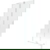 Mexen Velar L Badewannenabtrennung 2-flügelig verschiebbar 90 x 150 cm, transparent, weiß - 896-090-003-01-20