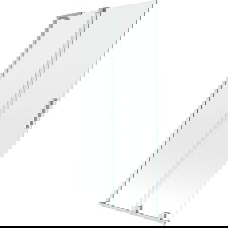 Mexen Velar L badwand 2-delige schuifbare 95 x 150 cm, transparant, chroom - 896-095-003-01-01