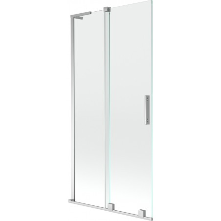 Mexen Velar L vanniparavan, 2-leheline lükanduks, 95 x 150 cm, läbipaistev, kroom - 896-095-003-01-01