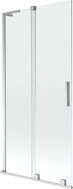 Mexen Velar L klizna paravana 2-krilna klizna 95 x 150 cm, prozirna, krom - 896-095-003-01-01