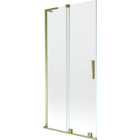 Mexen Velar L kahetiivaline vannitoa ekraan, 95 x 150 cm, läbipaistev, kuldne - 896-095-003-01-50