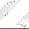 Mexen Velar L badscherm 2-vleugelig schuifbaar 95 x 150 cm, transparant, geborsteld koper - 896-095-003-01-65