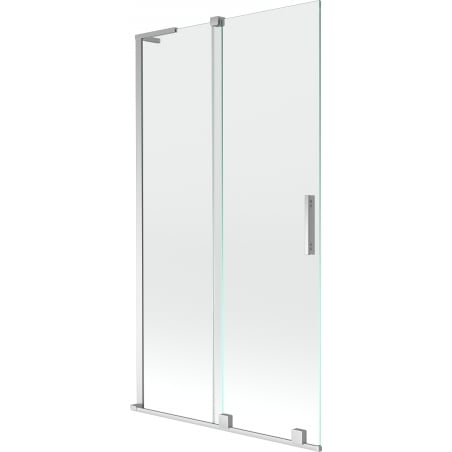 Mexen Velar L paroi de baignoire coulissante 2 panneaux 100 x 150 cm, transparent, chrome - 896-100-003-01-01