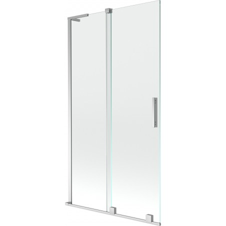 Mexen Velar L vanninurga 2-osaline lükandusega 100 x 150 cm, läbipaistev, kroom - 896-100-003-01-01