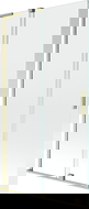 Mexen Velar L Duschwand 2-flügelig verschiebbar 100 x 150 cm, transparent, gold gebürstet - 896-100-003-01-55