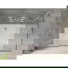 Mexen Omega Duschkabine Schiebetür 120 x 90 cm, transparent, chrom + Duschwanne Flat - 825-120-090-01-00-4010