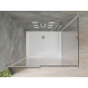 Mexen Omega kabina prysznicowa rozsuwana 120 x 90 cm, transparent, chrom + brodzik Flat - 825-120-090-01-00-4010