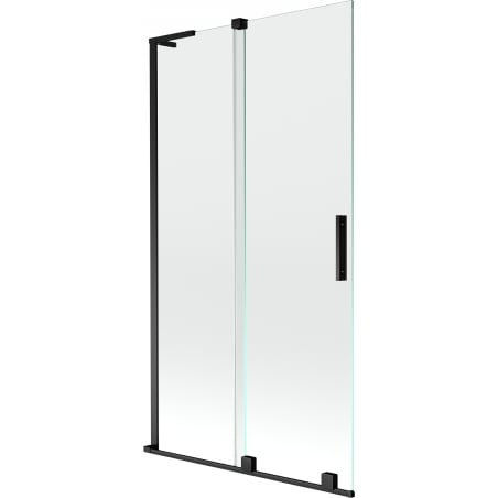 Mexen Velar L 2-wing sliding bath screen 100 x 150 cm, transparent, black - 896-100-003-01-70