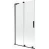 Mexen Velar L vannitoaseinal kasettuks 2-osaline 100 x 150 cm, läbipaistev, must - 896-100-003-01-70