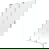 Mexen Velar L badwand met 2-delige schuifdeur 110 x 150 cm, transparant, chroom - 896-110-003-01-01