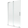 Mexen Velar L vannisein 2-osaline lükanduks 110 x 150 cm, läbipaistev, kroom - 896-110-003-01-01