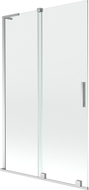 Mexen Velar L vannisein 2-osaline lükanduks 110 x 150 cm, läbipaistev, kroom - 896-110-003-01-01