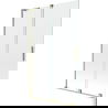 Mexen Velar L Badewannenabtrennung 2-teilig schiebbar 110 x 150 cm, transparent, gebürstetes Gold - 896-110-003-01-55