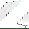 Mexen Velar L Badewannenwand 2-teilig verschiebbar 110 x 150 cm, transparent, schwarz - 896-110-003-01-70