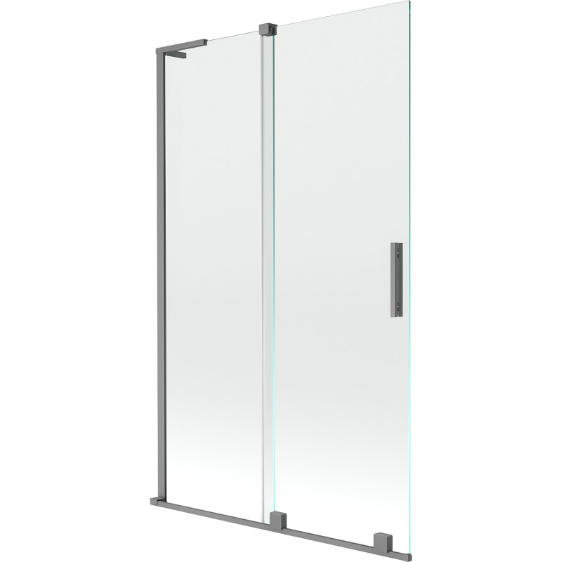Mexen Velar L klizni paravan s 2 krila, klizni, 110 x 150 cm, proziran, pištolj metal - 896-110-003-01-95