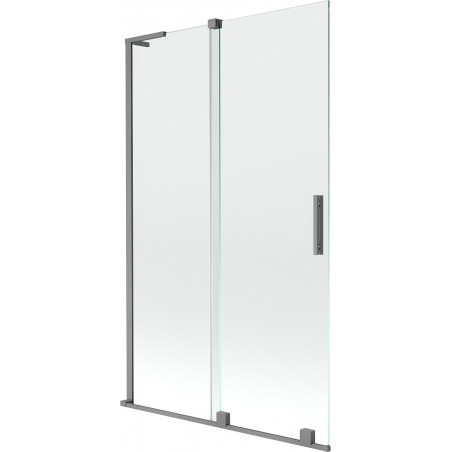 Mexen Velar L klizni paravan s 2 krila, klizni, 110 x 150 cm, proziran, pištolj metal - 896-110-003-01-95