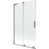 Mexen Velar L klizni paravan s 2 krila, klizni, 110 x 150 cm, proziran, pištolj metal - 896-110-003-01-95