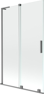 Mexen Velar L klizni paravan s 2 krila, klizni, 110 x 150 cm, proziran, pištolj metal - 896-110-003-01-95