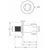 Mexen Kai Duschhalter, Graphit - 79351-66